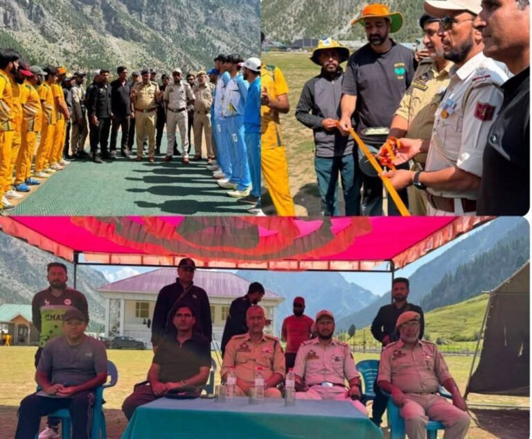 Gurez Youth take centre stage as Police organise Cricket Tournament