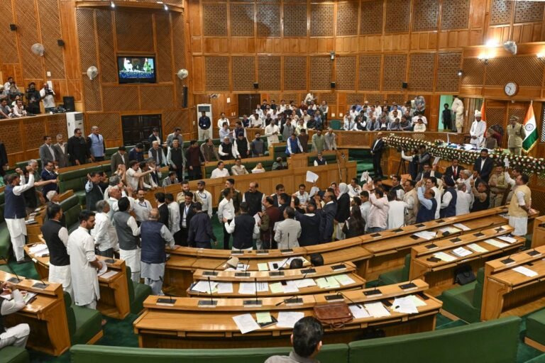 J&K Assembly Adjourned for Half an Hour Amid Uproar