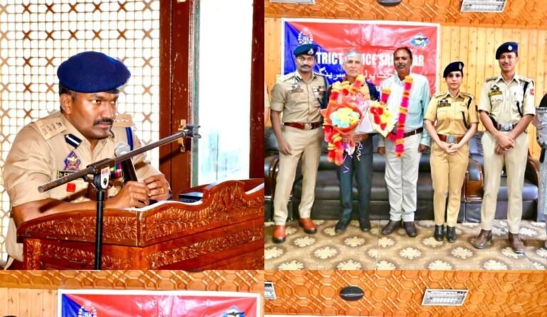 Srinagar Police accord warm farewell to two retiring personnel