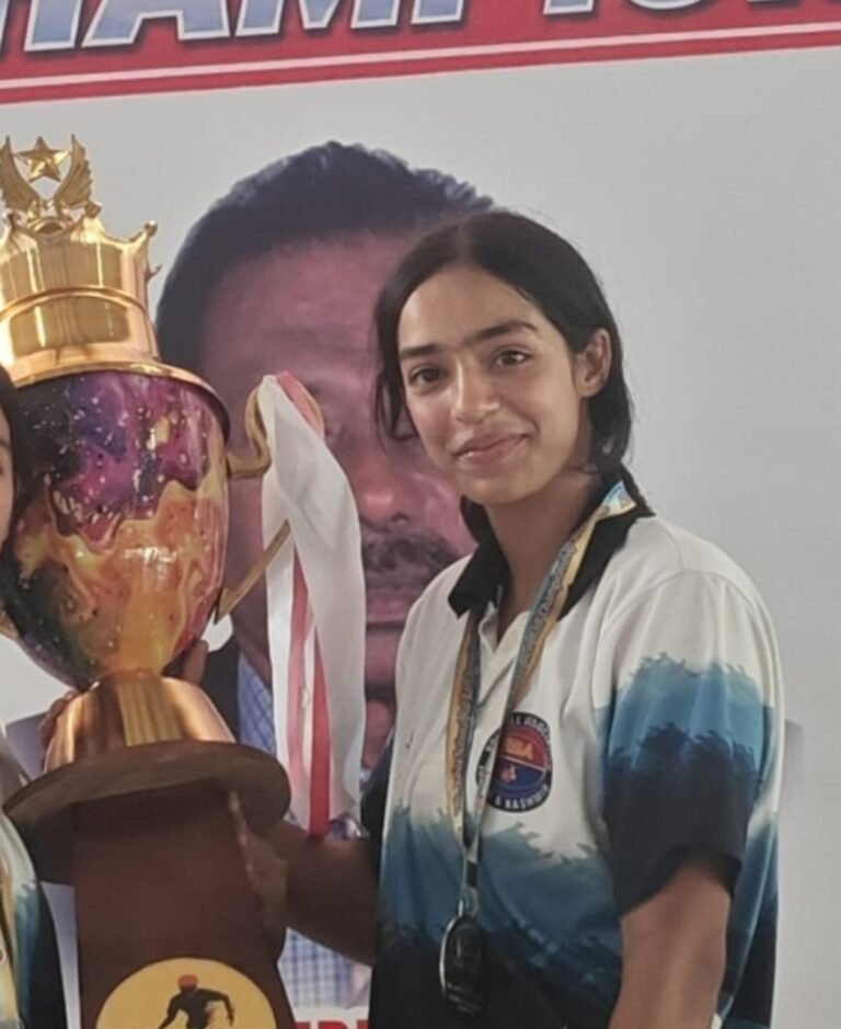 Kashmir’s Qurat Choorisaz becomes first player from Valley shortlisted for Junior Roll Ball World Cup camp