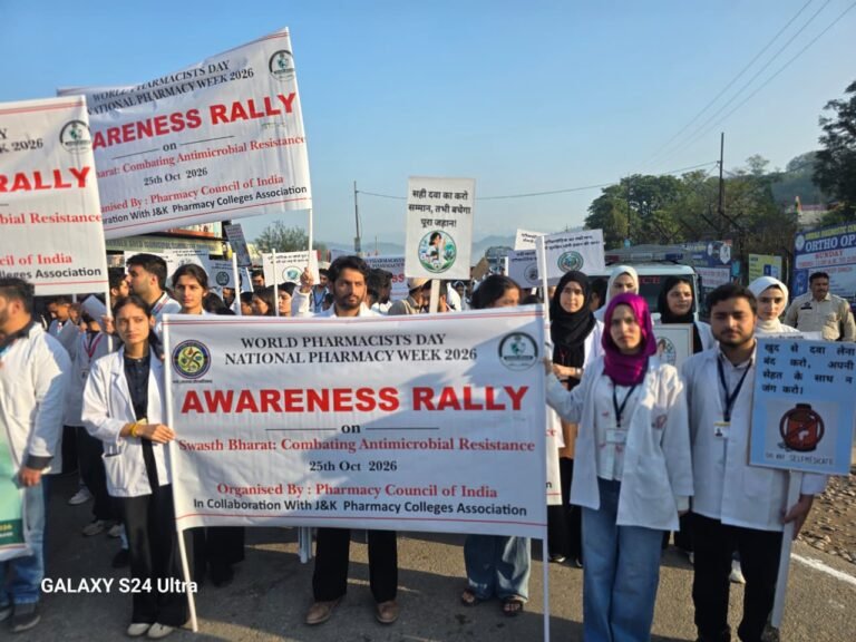 Pharmacy Council of India Organises National Pharmacy Week 2026 Programme in J&K