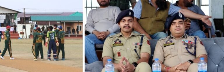 J&K Police Concludes T-20 Knockout Cricket Tournament in Budgam