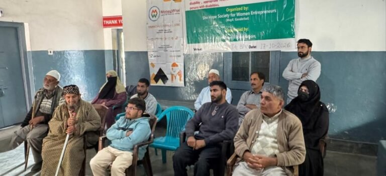 Financial literacy programme for persons with disabilities held in Bandipora